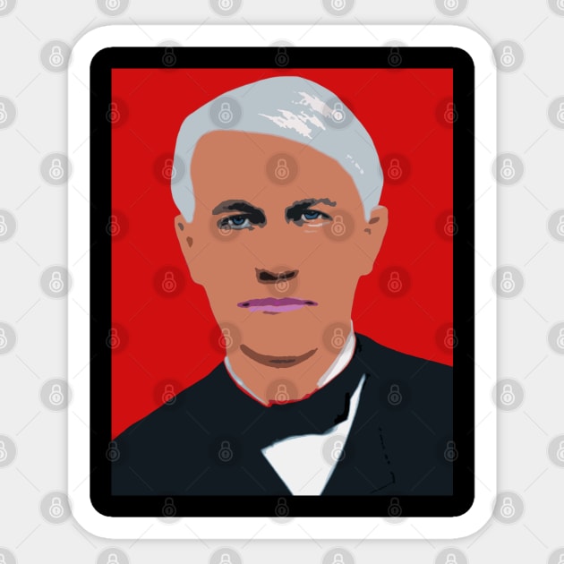 thomas edison Sticker by oryan80